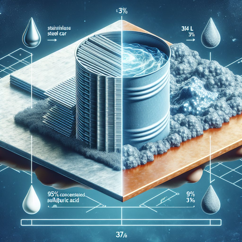 Can we use SS 304 L or SS 316 L steel for construction of storage tanks for 95% concentrated Sulphuric Acid