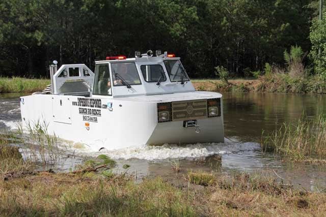 Amphibious Search & Rescue Truck is Built Hurricane Tough