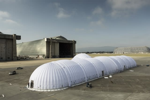 When the Solar Impulse Travels it Brings its Own Hangar