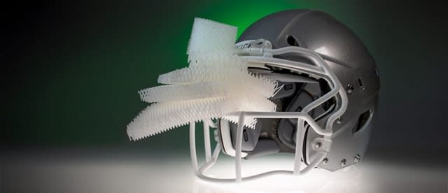 Microlattice Helmet Material Dramatically Improves Impact Absorption