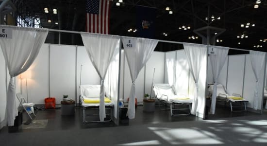 Army Corps of Engineers Converts Javits Center into a Hospital