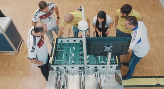 The KIcker Story: Foosball and Deep Reinforcement Learning