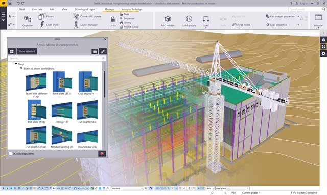 Tekla 2018 Packages Released for Structural Engineering