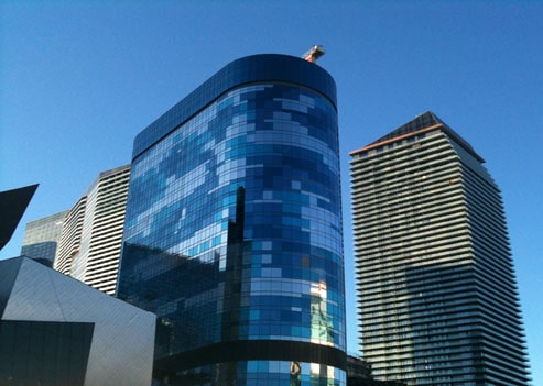 Las Vegas building to come down before it finishes going up