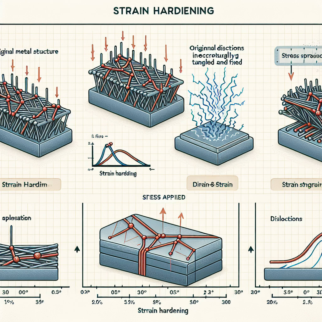 What is strain hardening?