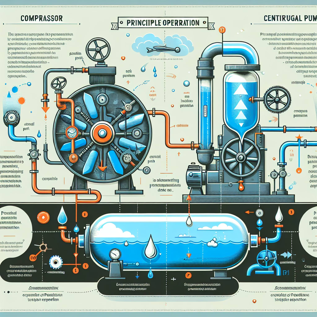 Can we use compressor to pump water and centrifugal pump to compress air? if not why?