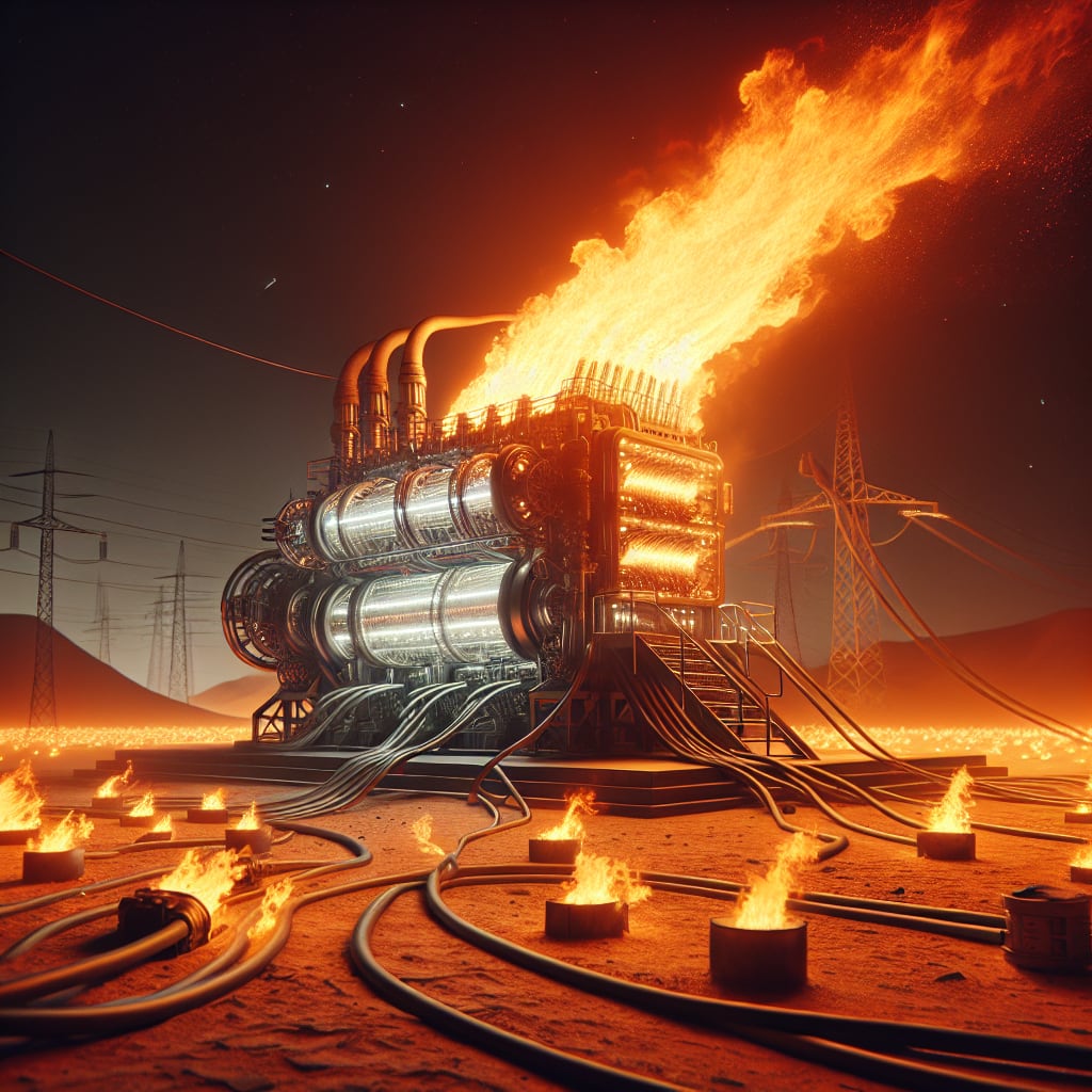 Produce electricity from fire?