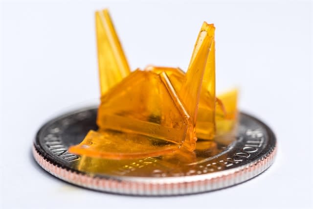 What Does PowerPoint Have to Do with Self-Folding Origami?