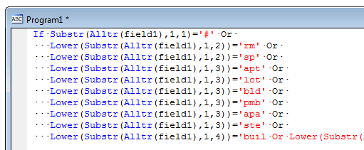 foxpro 2.6 too many variables