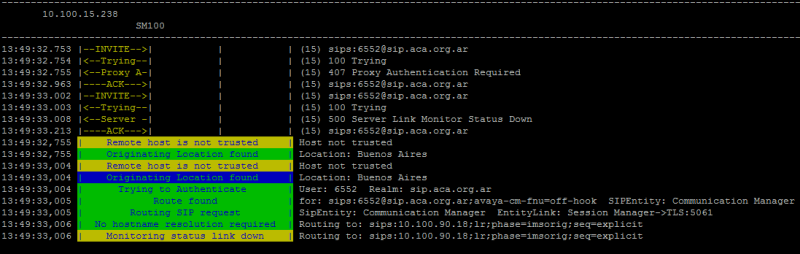 session avaya tls versions