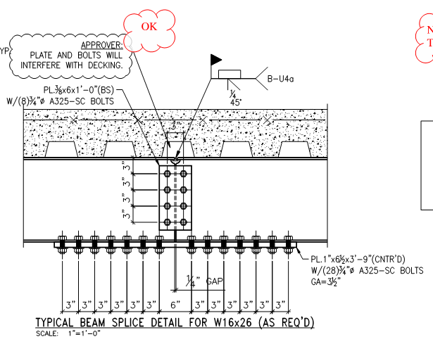 Beam Cover Plate Moment Splice Check Structural Engineering General Discussion Eng Tips