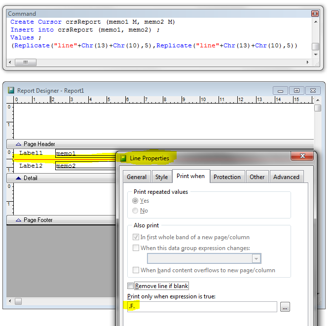 String To Be Printed With Portion Of String To Be In Bold Microsoft Foxpro Tek Tips