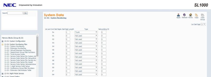 nec phone systems call forwarding