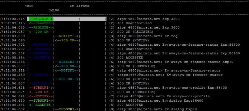 session avaya tls versions