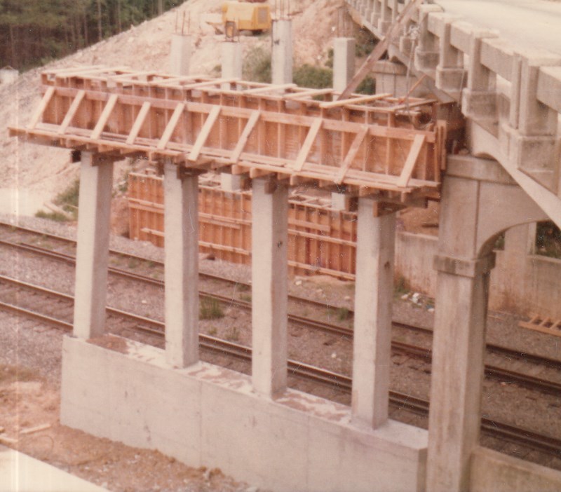 Wrapping Existing Column With New Concrete LowShrinkage Concrete Mix