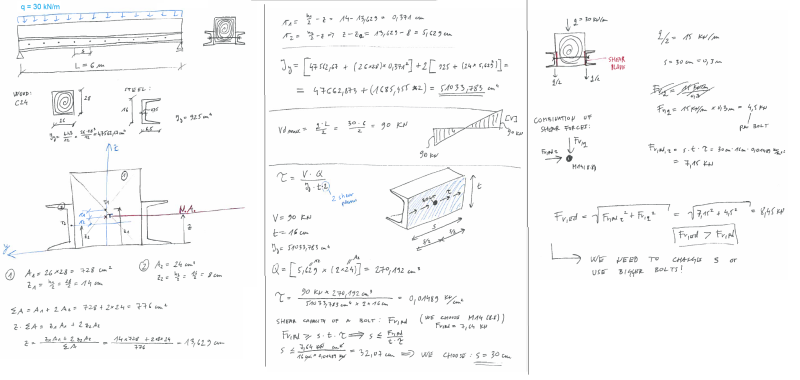 Wood Beam Steel Bolted Together Structural Engineering General Discussion Eng Tips