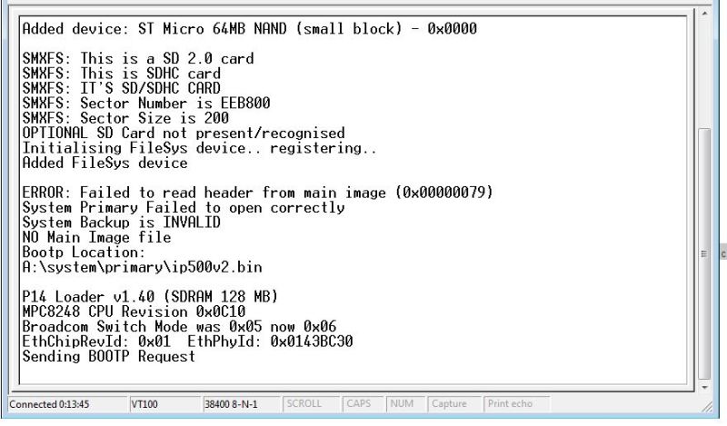 IPO 500 V2 NOT BOOTING AFTER RESET - Avaya: IP Office - Tek-Tips