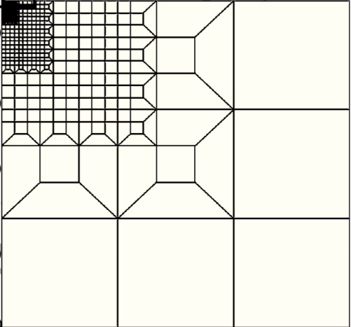 How to create perfect mesh transition from coarse Hexagonal