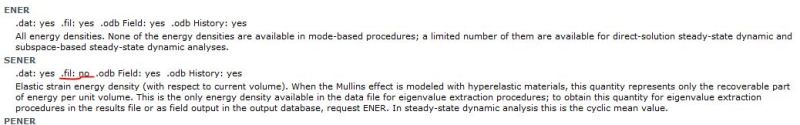 abaqus strain energy output abaqus strain energy output