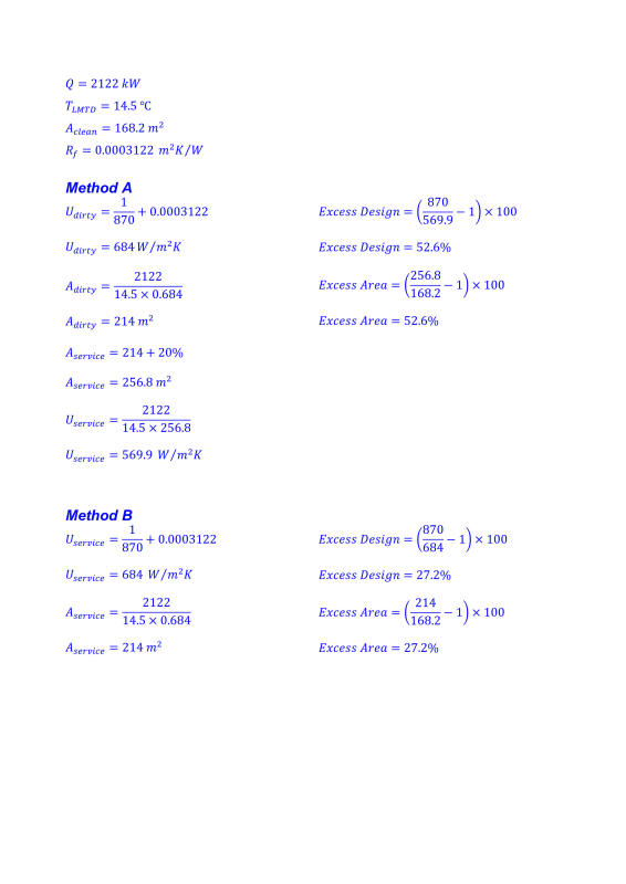 Overall Heat Transfer Coefficient