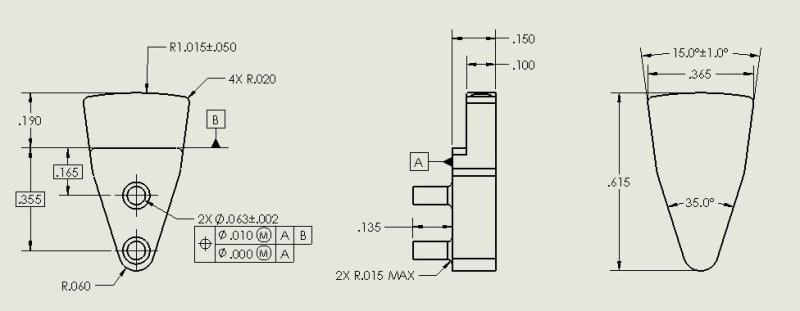 Datums on Angular Dimensions - Drafting Standards, GD&T & Tolerance