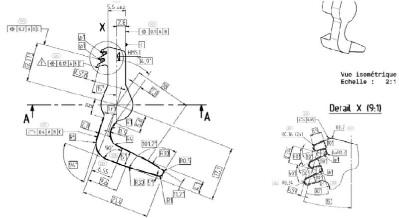 General Profile And Draft Angle Drafting Standards Gd T Tolerance Analysis Eng Tips