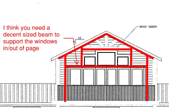 Options When There Is No Room For A Header Above Transom