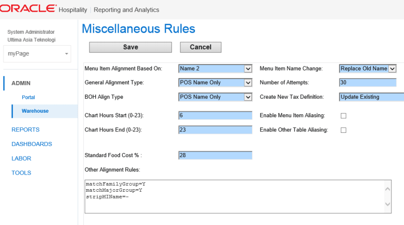 Show Name 2 In Mymicros Report Point Of Sale Systems Tek Tips