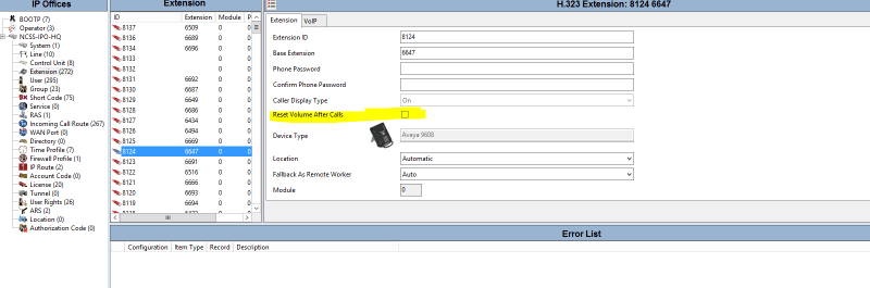 v20 accidental volume reset