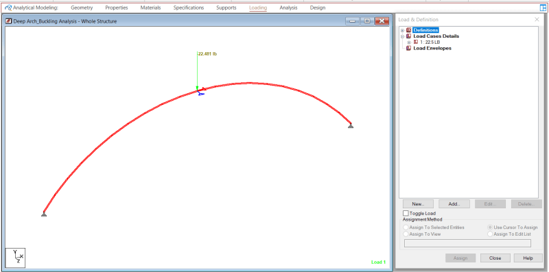 how to carry out non linear buckling analysis in midas gen