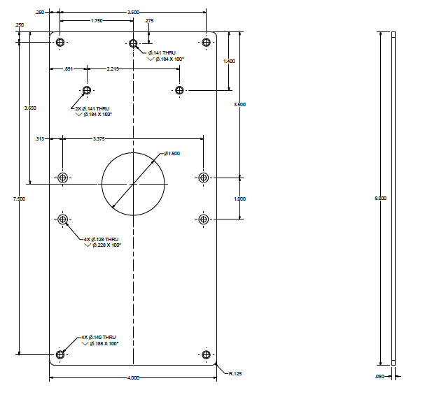 standard dimensioning practices