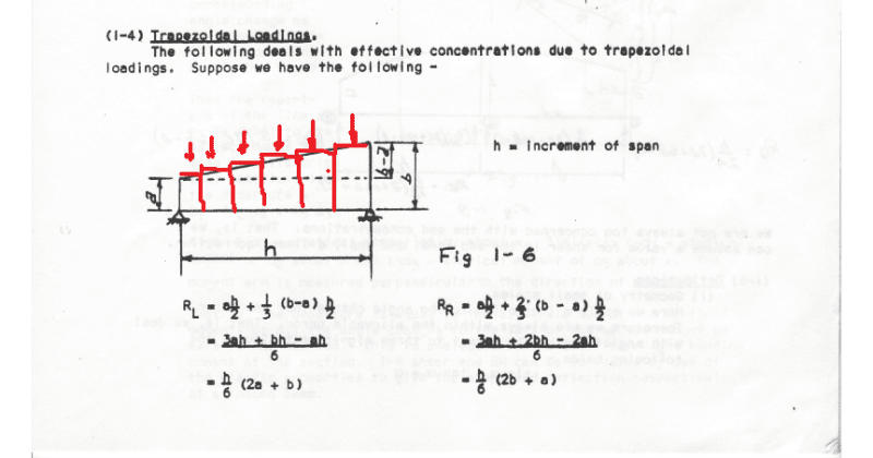 Converting A Trapezoidal Load To Point Loads Structural Engineering General Discussion Eng Tips