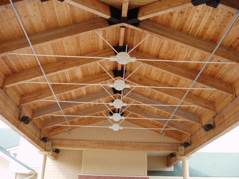 Hip Roof With No Ceiling Thrust