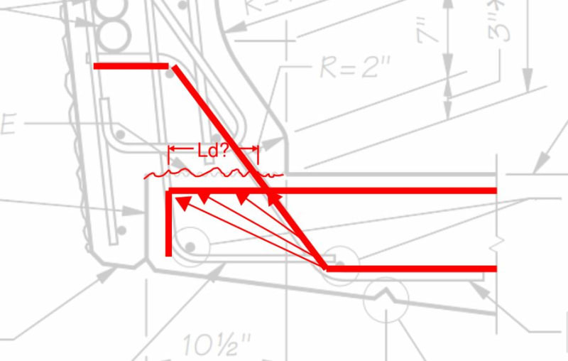 Bridge Overhang Design Rebar Development Structural engineering