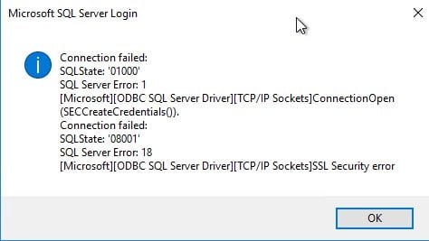 sql server client tls ssl error