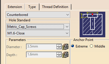 catia v5 thread standards using xml file