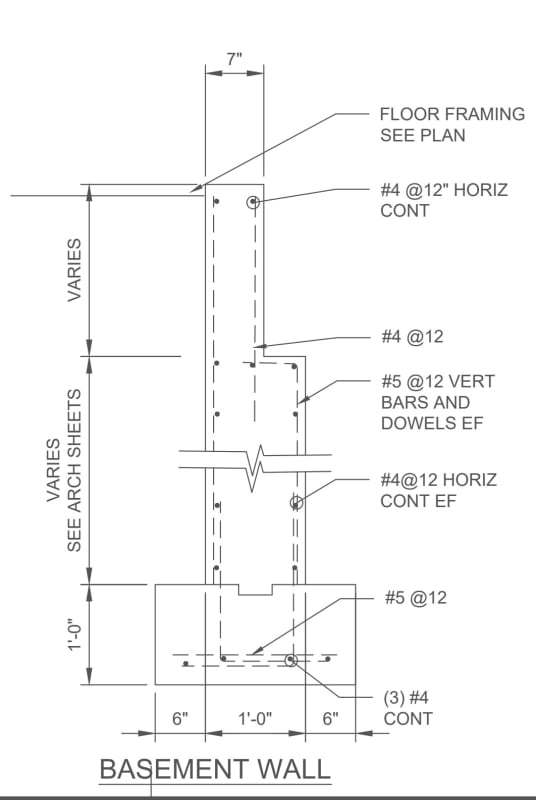 Residential Basement Wall Reinforcing - Structural engineering general ...