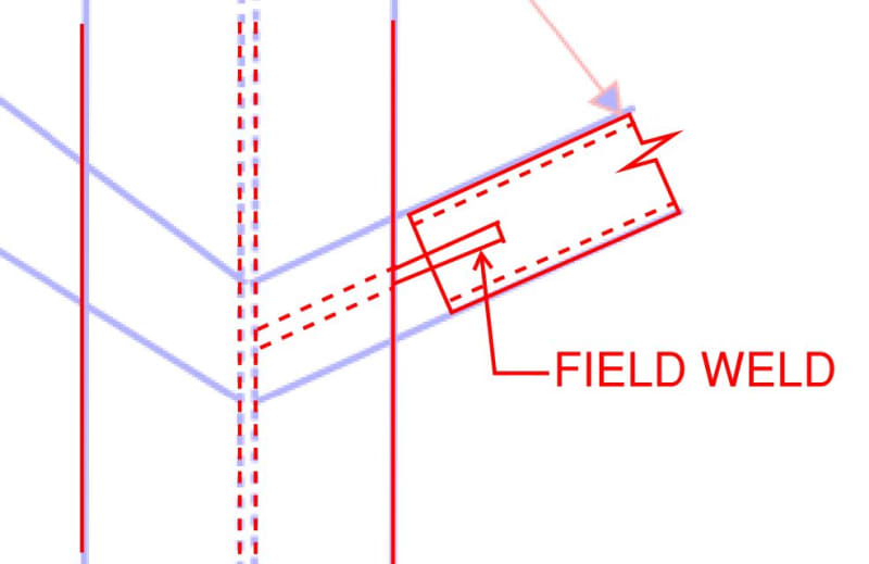 HSS Brace To WF Col  Weld Acess Structural engineering general