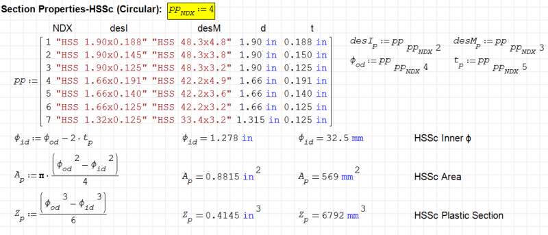 SMath For Loops - Populate a matrix - -Engineering programs/apps