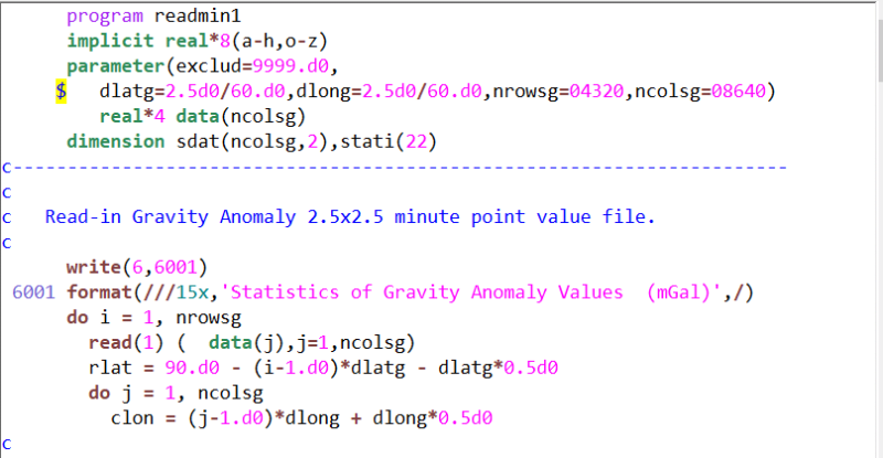 fortran read last line from file