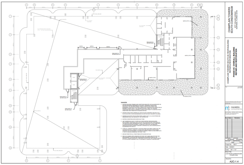 champlain tower south building plans