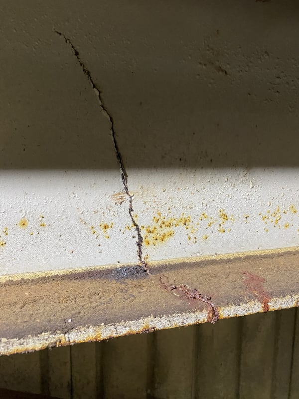 enercalc concrete beam cracked