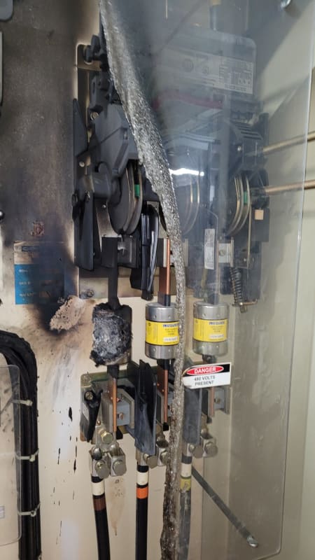 A single blown fuse in a 3-phase industrial control panel catches on fire.  WHY? - Electric power & transmission & distribution - Eng-Tips