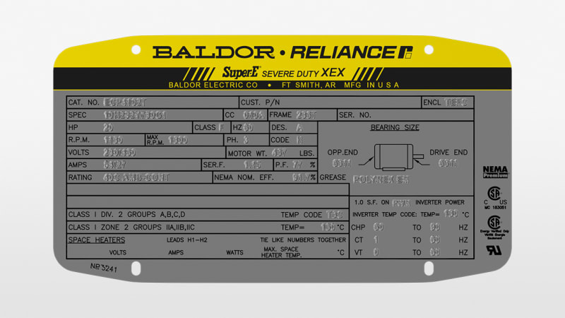 What is the difference between a full load current and a rated