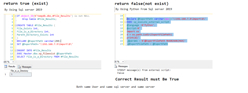 Directory Path Display False As Not Exist Although It Exist With Full  Control Permission ? - Python - Tek-Tips