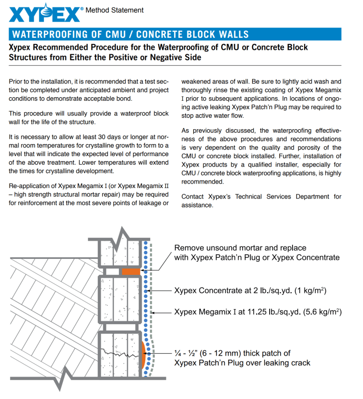 CMU Block Wall for Retaining Liquid Structural engineering general discussion EngTips