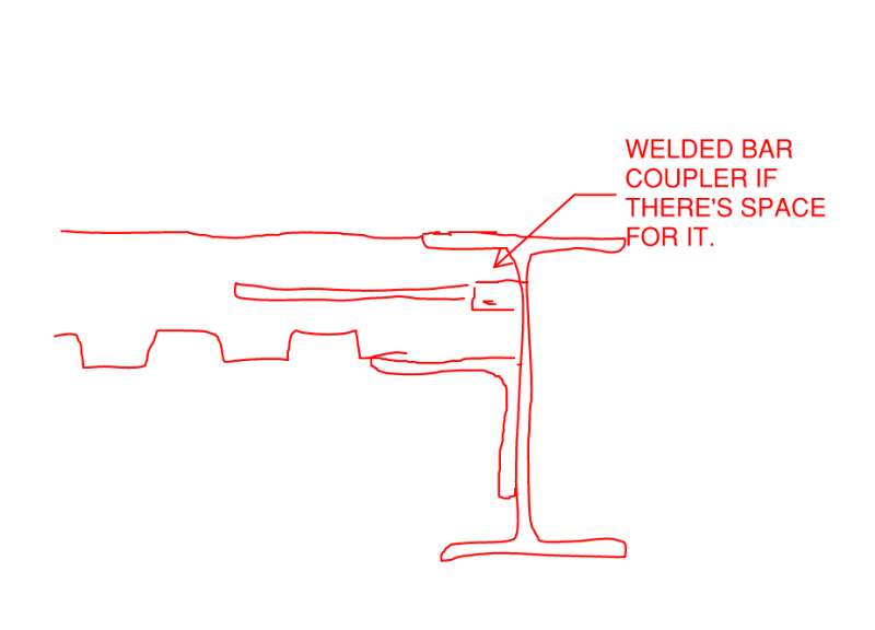 Steel ledger on the side of a WF beam? Structural engineering general