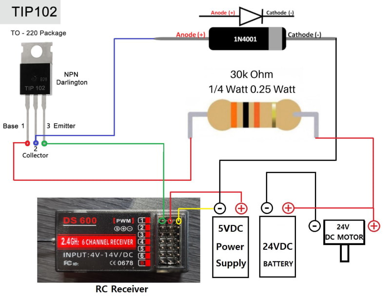 Remote control motor circuit cheap