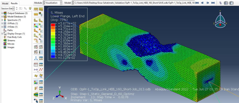 Simple Structure Optimization get Twisted ... - DASSAULT: ABAQUS FEA ...