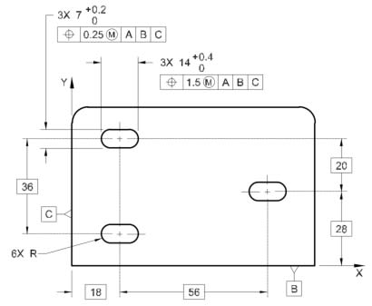 Slot True Position Tolerance Along Length - Drafting Standards, GD&T ...